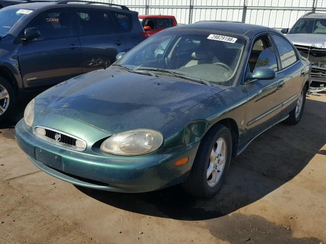 1MEFM53S5XG633117 - 1999 MERCURY SABLE LS GREEN photo 2