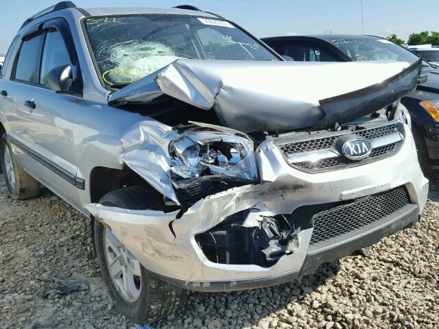 KNDKGCA39A7726821 - 2010 KIA SPORTAGE L SILVER photo 9