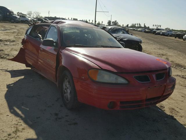 1G2NF52E41M637045 - 2001 PONTIAC GRAND AM S RED photo 1
