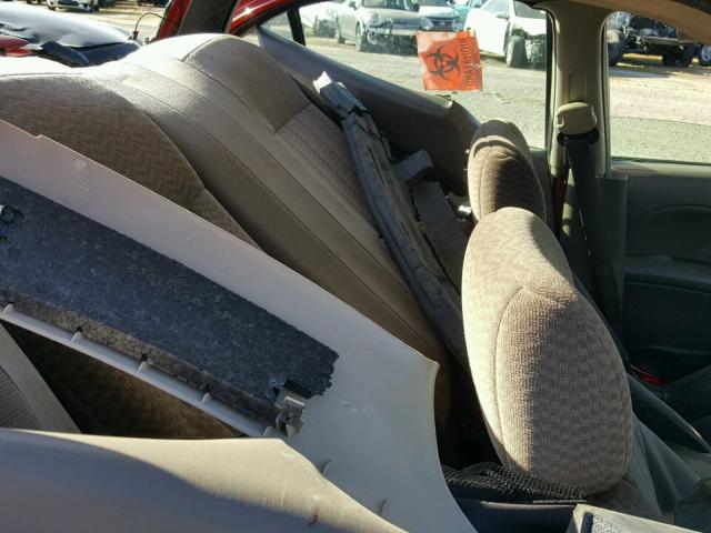 1G2NF52E41M637045 - 2001 PONTIAC GRAND AM S RED photo 6