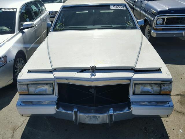 1G6DW5476MR713672 - 1991 CADILLAC BROUGHAM WHITE photo 7