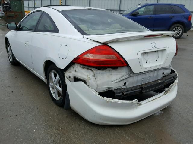 1HGCM72624A008551 - 2004 HONDA ACCORD EX WHITE photo 3