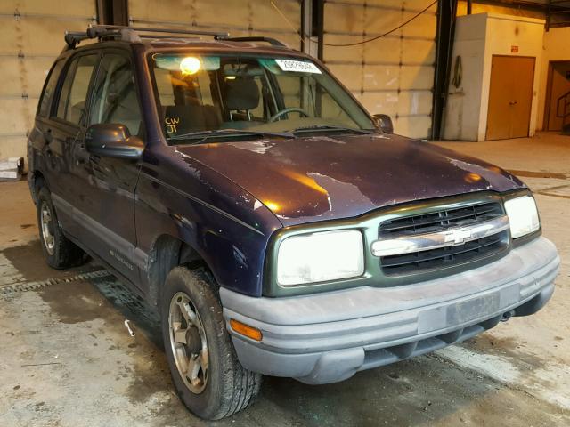 2CNBE13C516904162 - 2001 CHEVROLET TRACKER BLUE photo 1