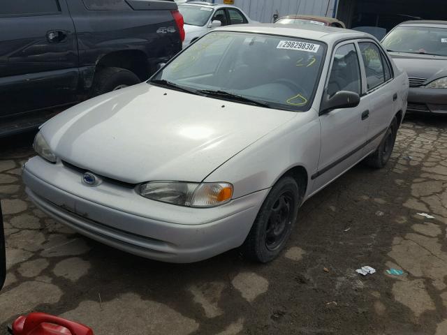 1Y1SK52801Z400927 - 2001 CHEVROLET GEO PRIZM 银色 照片 2