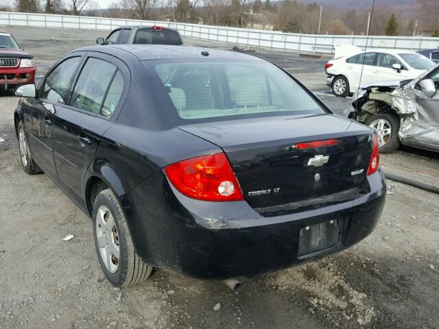 1G1AL58F387235814 - 2008 CHEVROLET COBALT LT BLACK photo 3