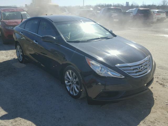 5NPEC4AC5BH125546 - 2011 HYUNDAI SONATA SE BLACK photo 1