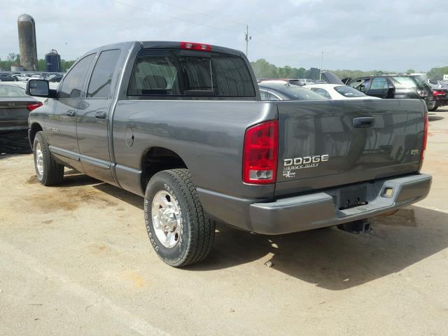 3D7KA28C54G262832 - 2004 DODGE RAM 2500 S GRAY photo 3