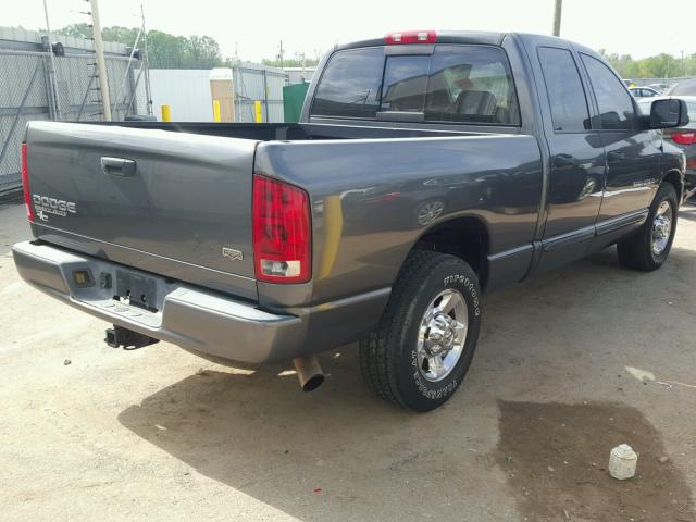 3D7KA28C54G262832 - 2004 DODGE RAM 2500 S GRAY photo 4
