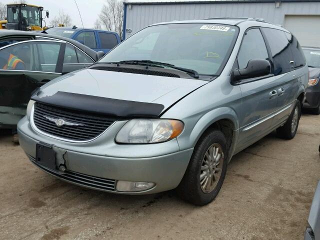 2C8GP64L93R274775 - 2003 CHRYSLER TOWN & COU SILVER photo 2