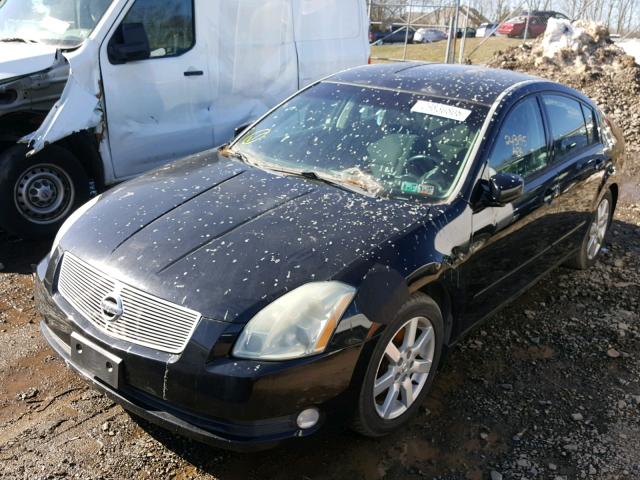 1N4BA41E44C895154 - 2004 NISSAN MAXIMA SE BLACK photo 2