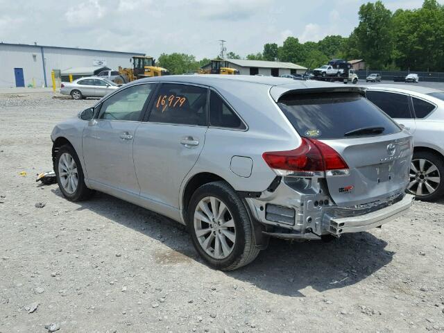 4T3ZA3BB6FU094412 - 2015 TOYOTA VENZA LE/X SILVER photo 3