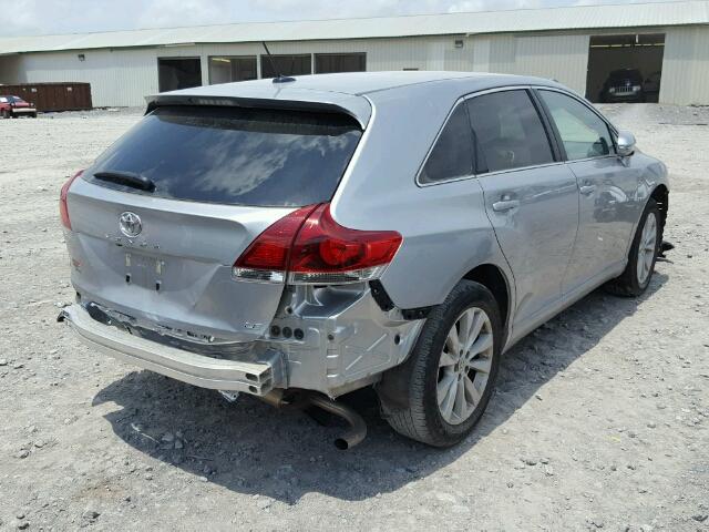 4T3ZA3BB6FU094412 - 2015 TOYOTA VENZA LE/X SILVER photo 4