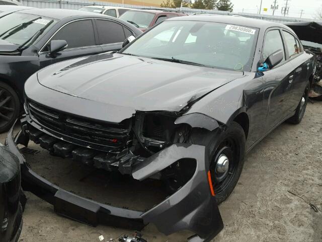 2C3CDXKT3GH321879 - 2016 DODGE CHARGER PO GRAY photo 2