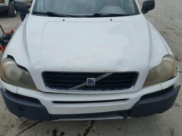 YV1CY592051195715 - 2005 VOLVO XC90 WHITE photo 7