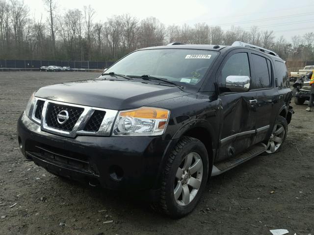 5N1AA0NC5AN607984 - 2010 NISSAN ARMADA SE BLACK photo 2