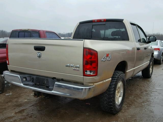 1D7HU18N65S325573 - 2005 DODGE RAM 1500 S GOLD photo 4