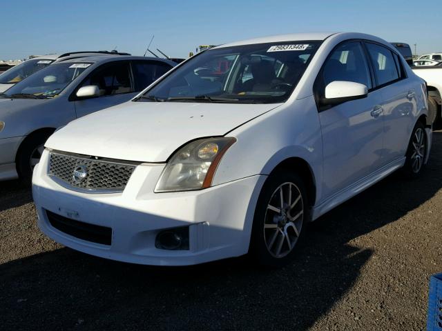 3N1BB61E17L682709 - 2007 NISSAN SENTRA SE- WHITE photo 2