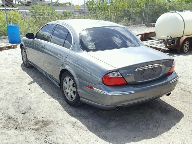 SAJEA01T63FM83038 - 2003 JAGUAR S-TYPE GRAY photo 3