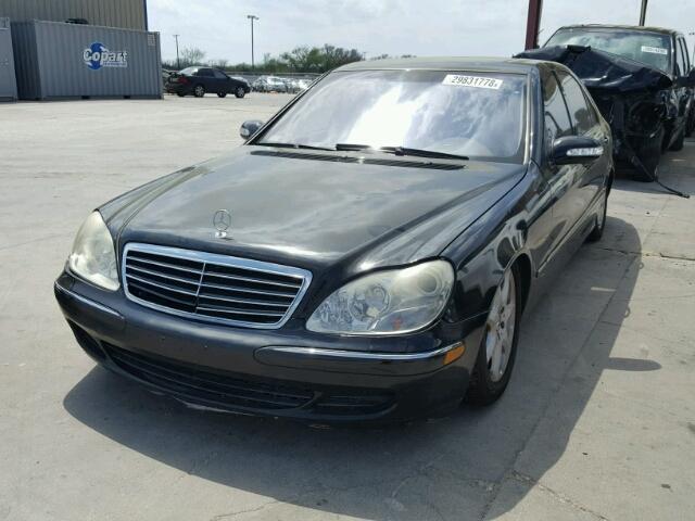 WDBNG84J33A365028 - 2003 MERCEDES-BENZ S 500 4MAT BLACK photo 2