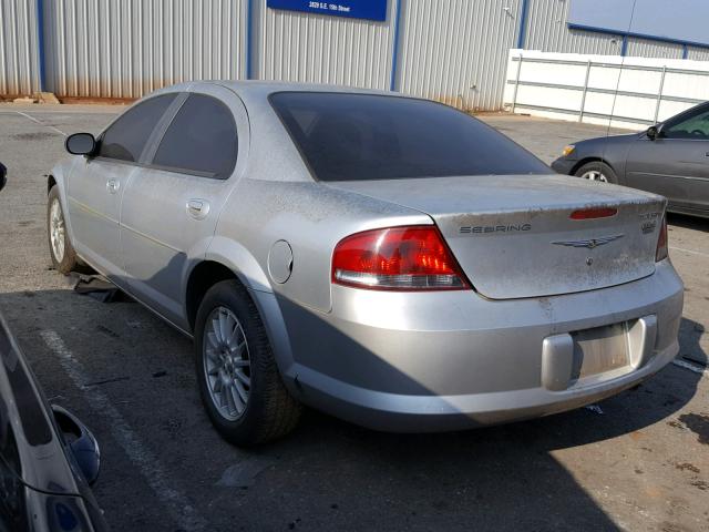 1C3EL56R16N121264 - 2006 CHRYSLER SEBRING TO SILVER photo 3