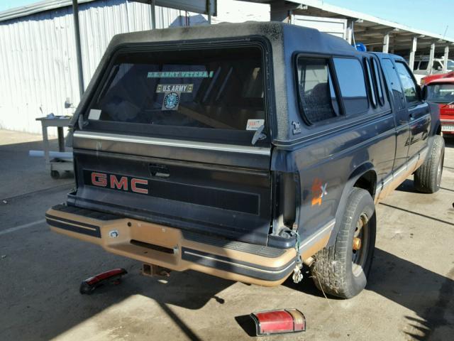 1GTDT14R9H8521495 - 1987 GMC S TRUCK S1 BLACK photo 4