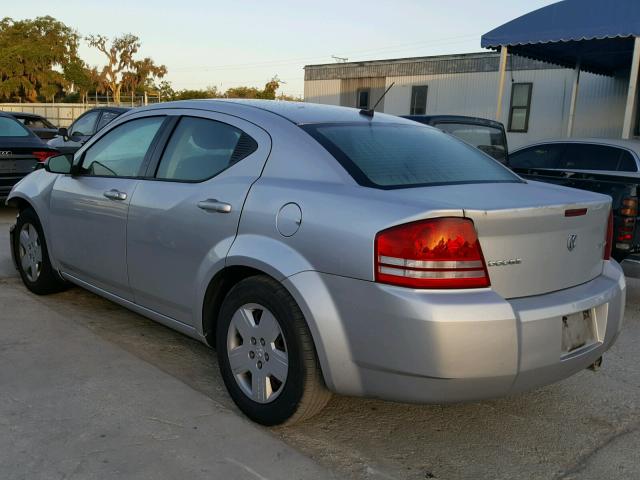 1B3LC46B89N501384 - 2009 DODGE AVENGER SE SILVER photo 3