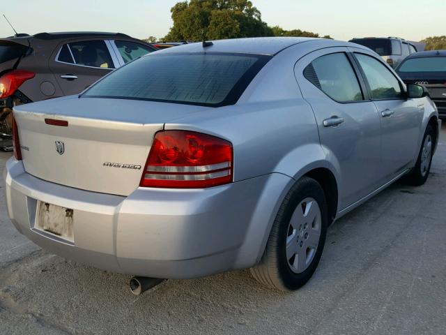 1B3LC46B89N501384 - 2009 DODGE AVENGER SE SILVER photo 4