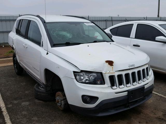 1C4NJCBA0FD325789 - 2015 JEEP COMPASS SP WHITE photo 1