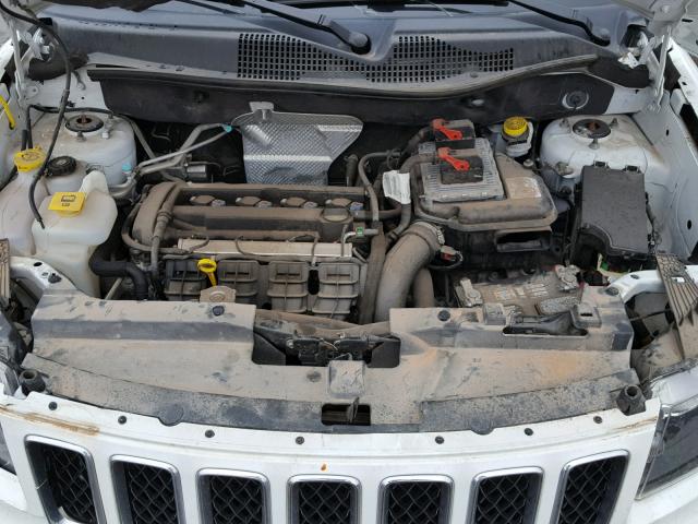 1C4NJCBA0FD325789 - 2015 JEEP COMPASS SP WHITE photo 7