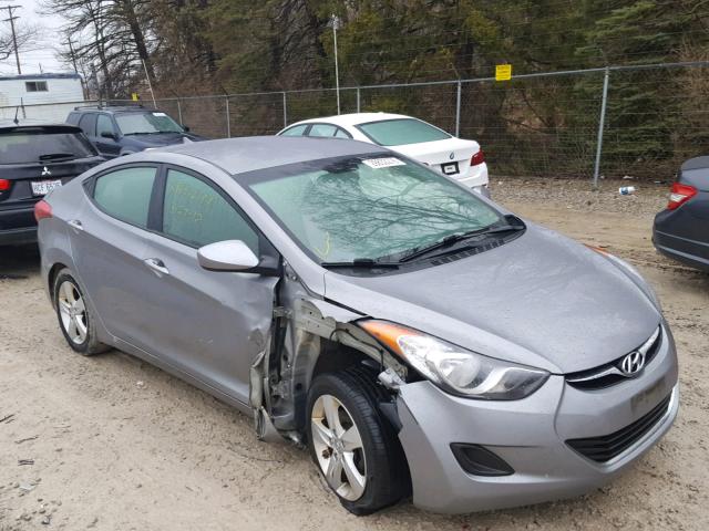 KMHDH4AE9DU006529 - 2013 HYUNDAI ELANTRA GL GRAY photo 1