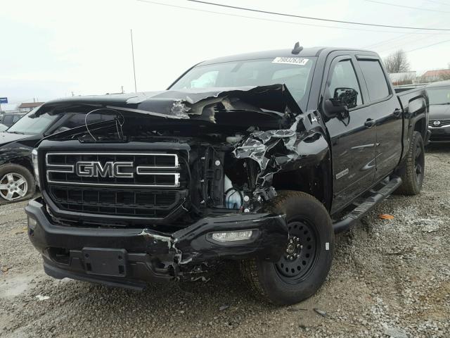 3GTU2MEC3HG393778 - 2017 GMC SIERRA K15 BLACK photo 2