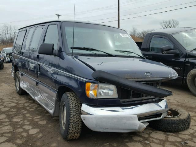 1FDRE14W62HA67733 - 2002 FORD ECONOLINE BLUE photo 1