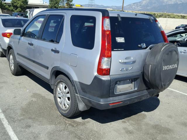 JHLRD78835C022274 - 2005 HONDA CR-V EX SILVER photo 3