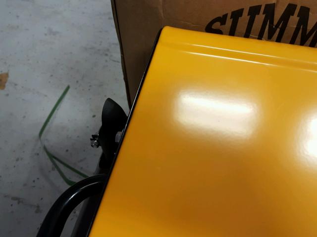 D180100121 - 2018 OTHE SMG9500S YELLOW photo 9