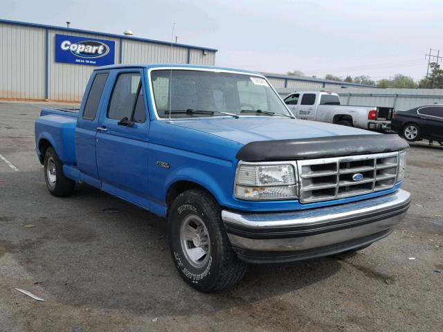 1FTEX15N8RKA71086 - 1994 FORD F150 BLUE photo 1