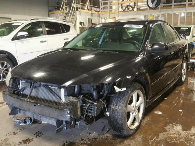 1YVHP80D465M67640 - 2006 MAZDA 6 S BLACK photo 2