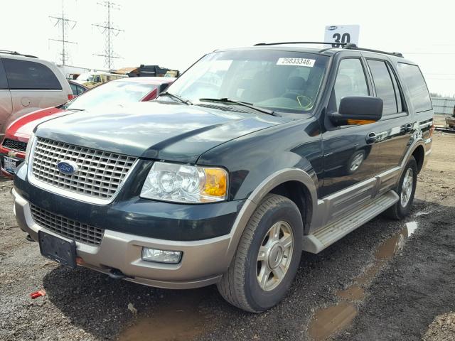 1FMPU18L84LB78536 - 2004 FORD EXPEDITION GREEN photo 2