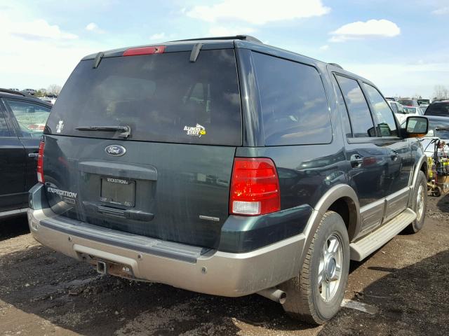 1FMPU18L84LB78536 - 2004 FORD EXPEDITION GREEN photo 4