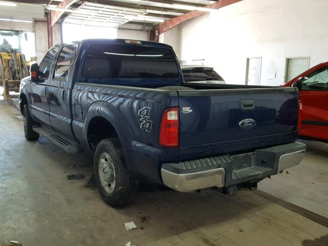 1FT7W2BT2CEB49212 - 2012 FORD F250 SUPER BLUE photo 3