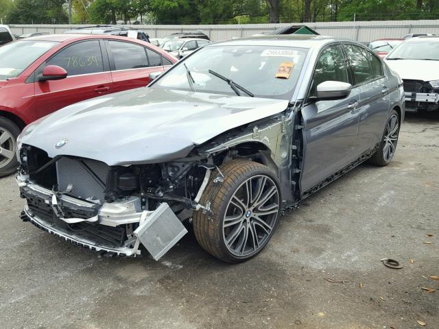 WBAJB9C58JB035771 - 2018 BMW M550XI GRAY photo 2