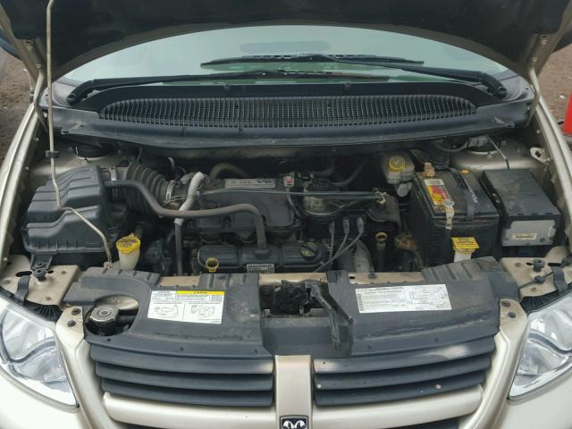 2D4GP44L76R680857 - 2006 DODGE GRAND CARA BEIGE photo 7