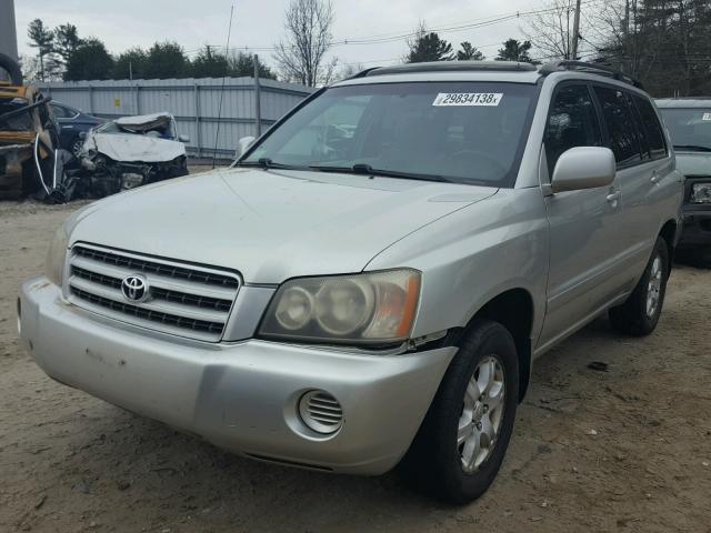 JTEGF21AX30121456 - 2003 TOYOTA HIGHLANDER GRAY photo 2