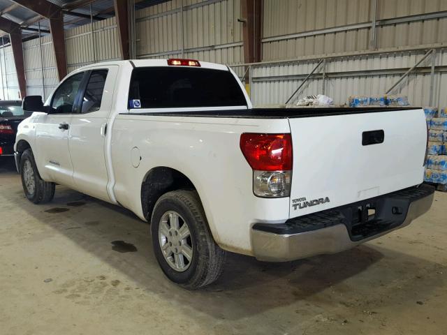 5TFRU54169X018325 - 2009 TOYOTA TUNDRA DOU WHITE photo 3