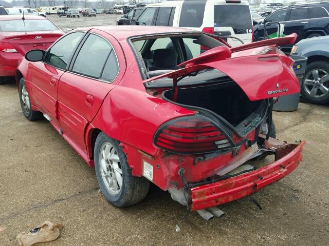 1G2NF52E62C240041 - 2002 PONTIAC GRAND AM S Qırmızı foto 3