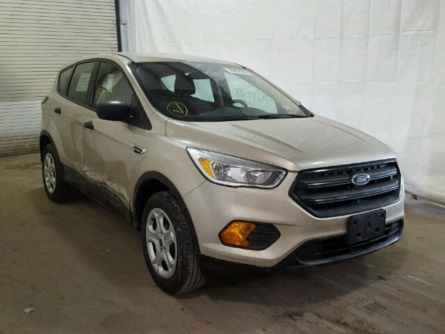 1FMCU0F71HUA56776 - 2017 FORD ESCAPE S TAN photo 1