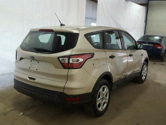 1FMCU0F71HUA56776 - 2017 FORD ESCAPE S TAN photo 4