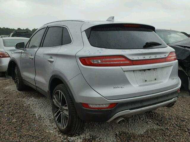 5LMTJ3DH9HUL46279 - 2017 LINCOLN MKC RESERV SILVER photo 3