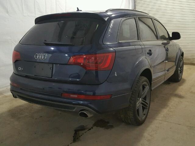 WA1DGAFE3DD016062 - 2013 AUDI Q7 PRESTIG BLUE photo 4