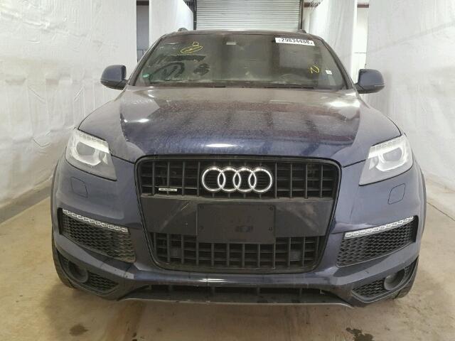 WA1DGAFE3DD016062 - 2013 AUDI Q7 PRESTIG BLUE photo 9