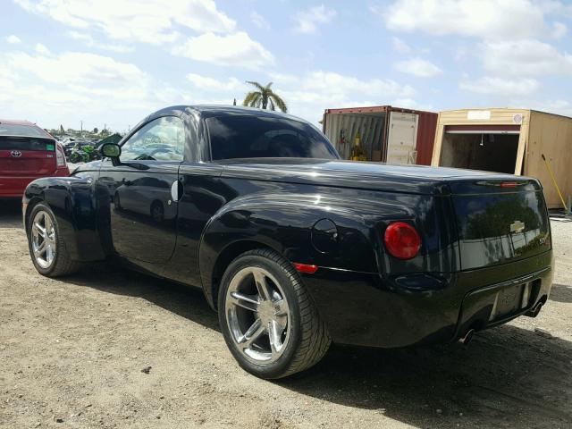 1GCES14H15B114509 - 2005 CHEVROLET SSR BLACK photo 3